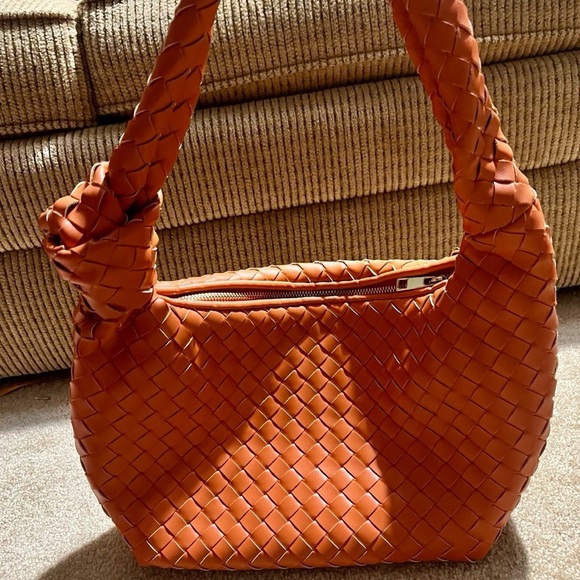 Orange weave bag - Picture 3 of 3